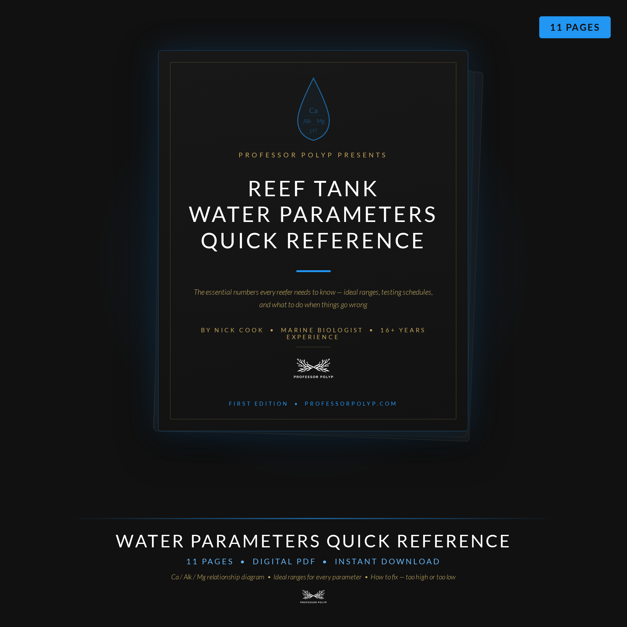 Water Params Guide - Digital Download