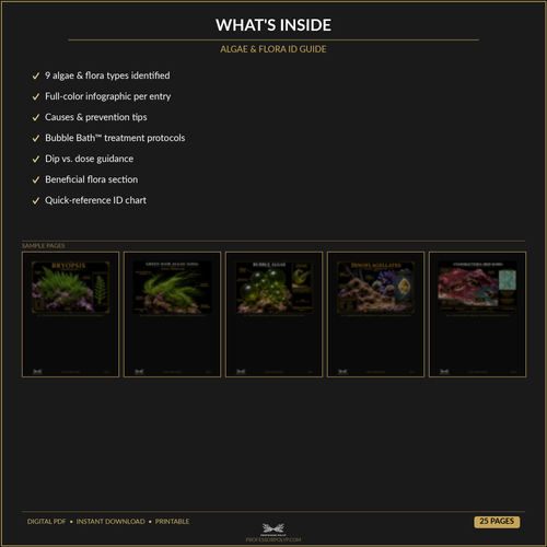 Algae & Flora ID Guide — Digital Download
