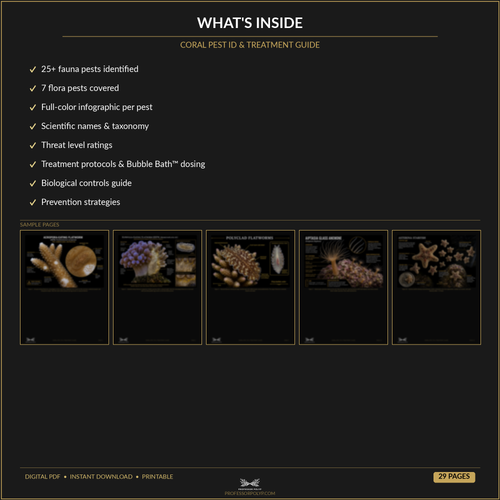 Coral Pest ID & Treatment Guide — Digital Download